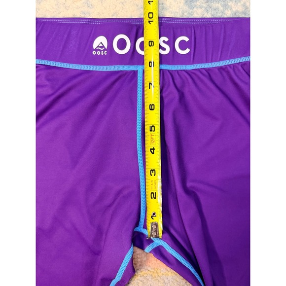 OOSC Womens Base Layer Colorblock‎ Leggings Athletic Pants Size L Skiing Workout - Picture 8 of 13
